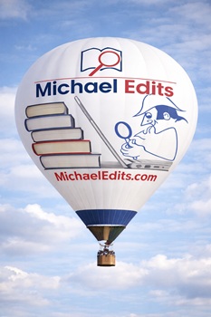 Michael Edits in a hot air balloon